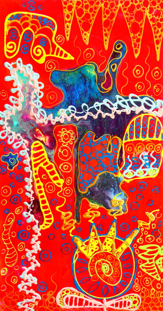 2018, Acrylic on drawing paper