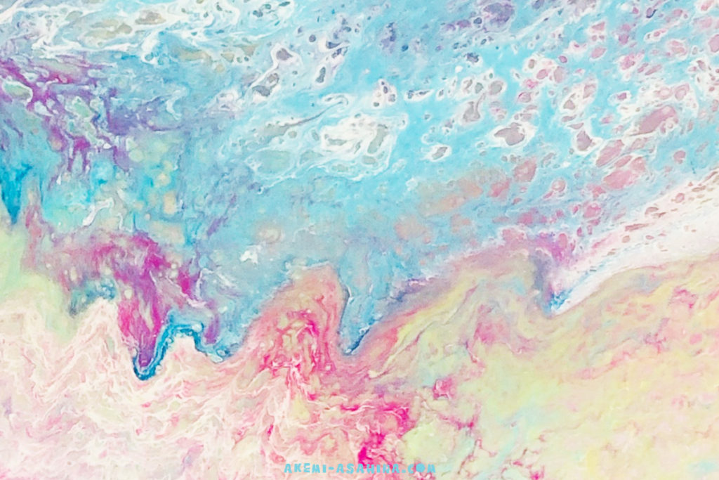 2018, fluid art on Canvas, F8
